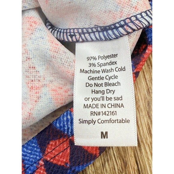 Lularoe Cassie Skirt Women's M Black Colorful Fitted  Pull On Stretch NWT - Picture 9 of 10